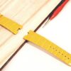 OEM premium quality replacement yellow leather watchband fit for Cartier Le Cirque Animalier Bee decor watch