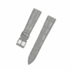 Handmade leather watch strap :Early Grey Alligator Belly scale