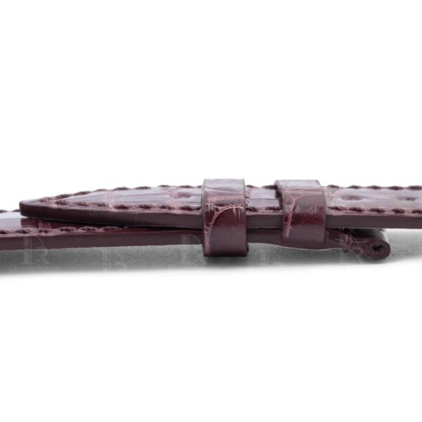 Custom handmade best quality grade A American crocodile 26mm Brown leather alligator strap and watch band replacement fit for Franck Muller Master Square 6000 h SC DT luxury watches online - High-end leather straps 100% hand stitched for sale