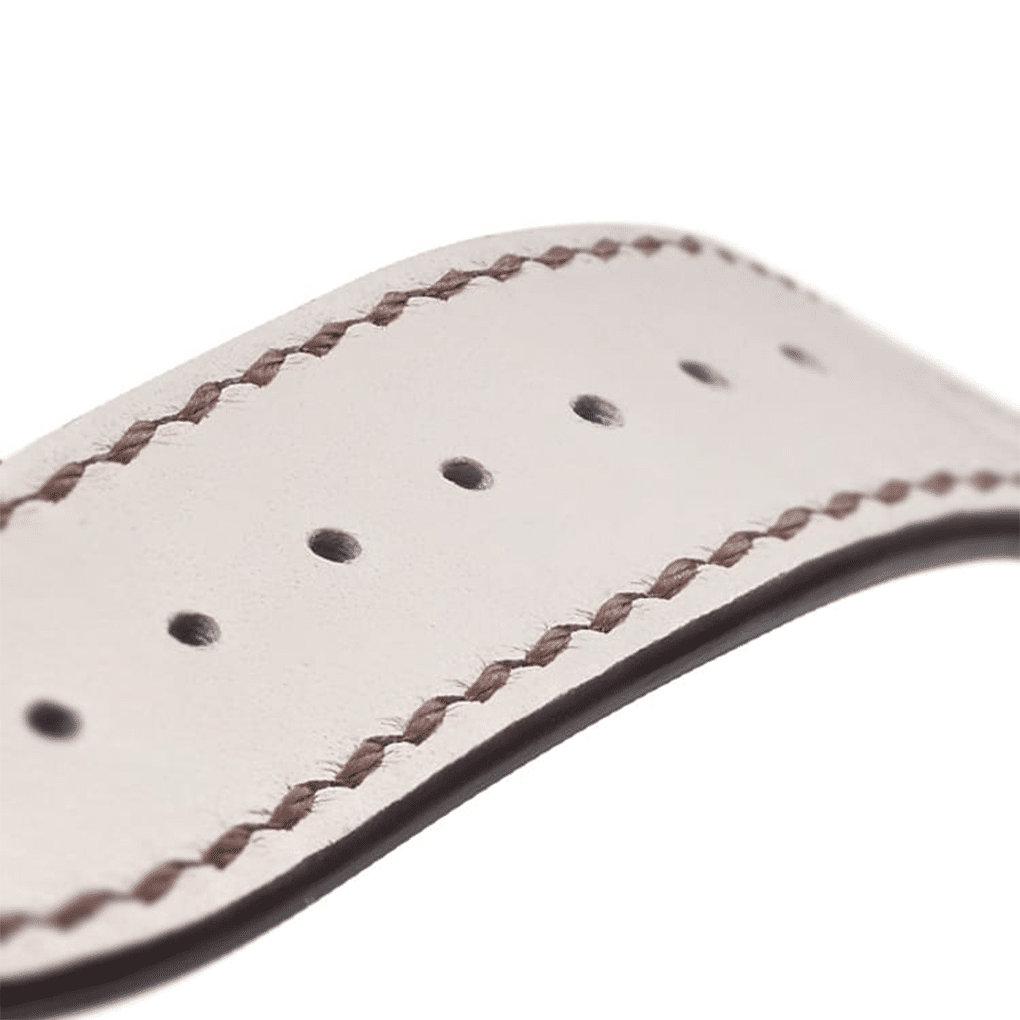 Audemars Piguet Millenary curved end leather watch strap hand-stitching
