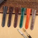 Custom Patek Philippe grand Alligator Leather strap Replacement watchbands (2)