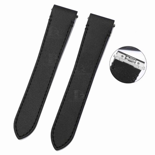 1621926335-Cartier-santos-quick-release-black-leather-watch-strap-replacement-watch-band-for-sale-40 (1) Premium Quick release calfskin Cartier Santos quickswitch black leather watch strap & watch band replacement with an interchangeable system for men's women's Cartier Santos Larga Medium watches for sale - Shop the best quality Santos de Cartier straps and watchbands at a low price