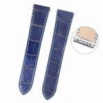 Buy custom Corum Admirals Cup Blue leather watch band 20mm 22mm 24mm straps