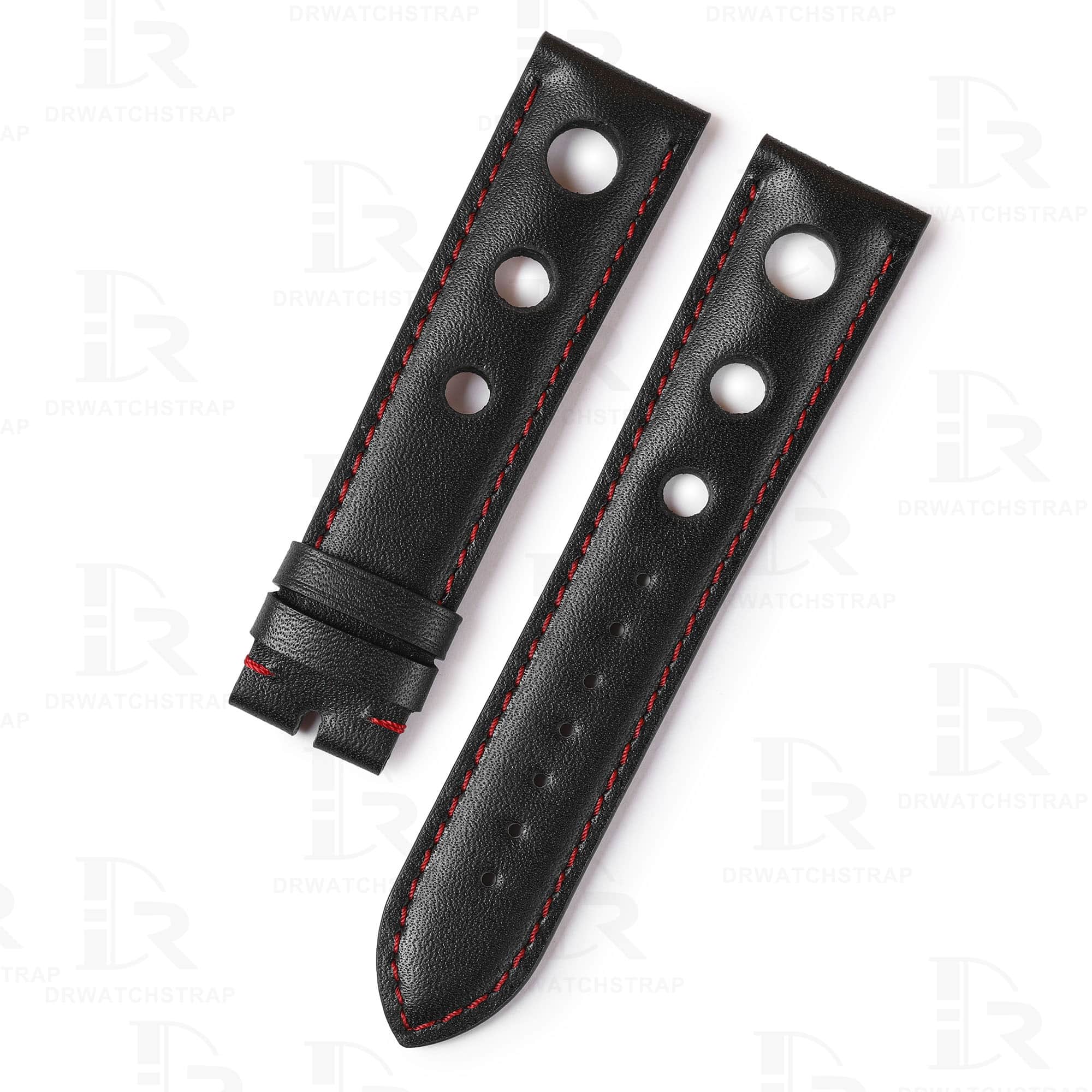 Handmade replacement leather watchbands for Chopard Mille Miglia straps