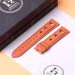 Chopard Happy Sport Ladies Siamese Crocodile Gray leather watch strap (2)