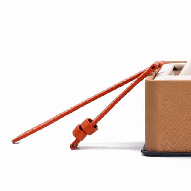 Premium high-quality Epsom orange calfskin leather Hermes watch band and strap for Hermes Heure H Cape Cod luxury watch - orange sport band - Shop Single tour watch bands online for sale at low price