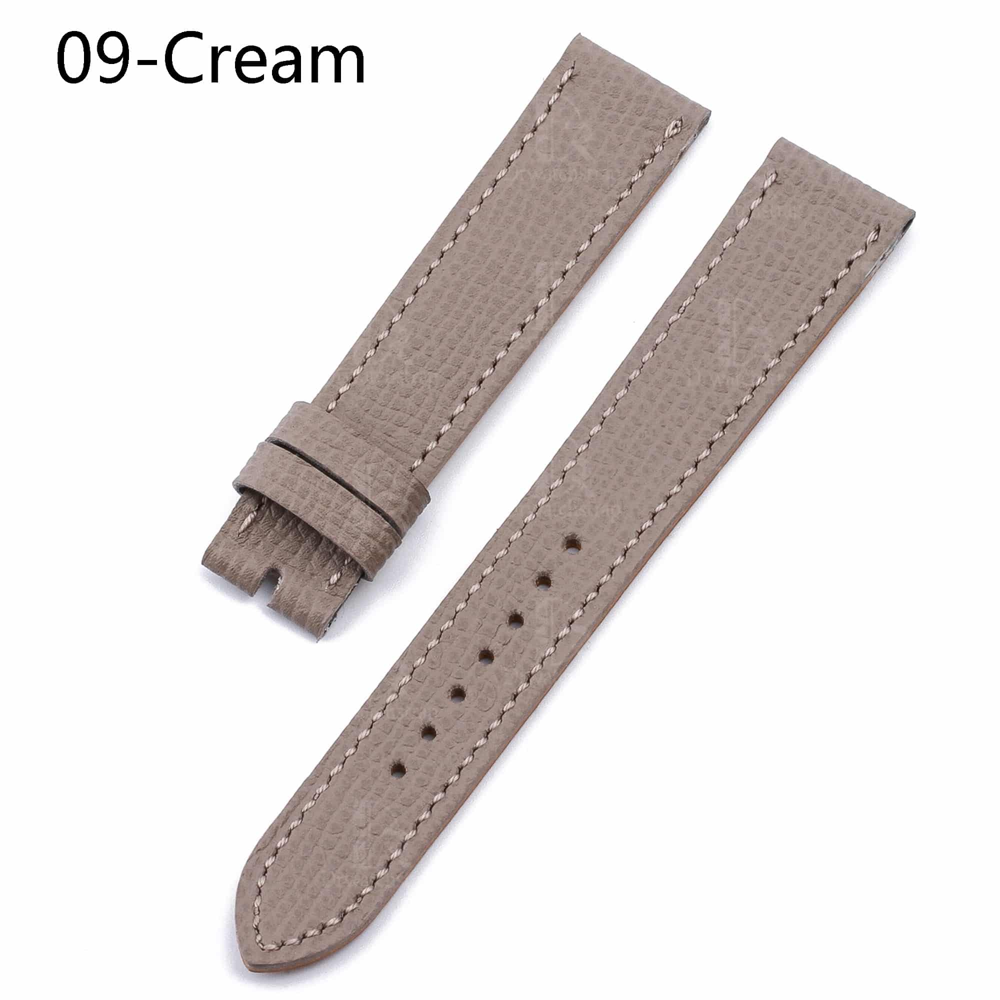 Hermes cape cod watch strap Grey Single tour sport band replacement for sale