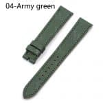 Premium Red Epsom leather watch strap replcament for Cartier Tank & Ronde Solo