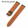 Hermes watch band Epson Heure H leather strap replacement