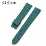 Buy custom New Cartier Santos Tiffany Blue Epsom leather watchband 19mm 21mm replacement watch strap