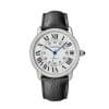 Cartier Tank leather strap brown replacement for sale