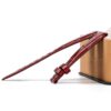 Genuine high-end quality custom OEM red Alligator leather watch strap & watchband replacement for Cartier Tank Divan men's and ladies' luxury watches - 100% handmade custom best quality Grade A Crocodile Cartier straps and watchbands from DR Watchstrap at low price