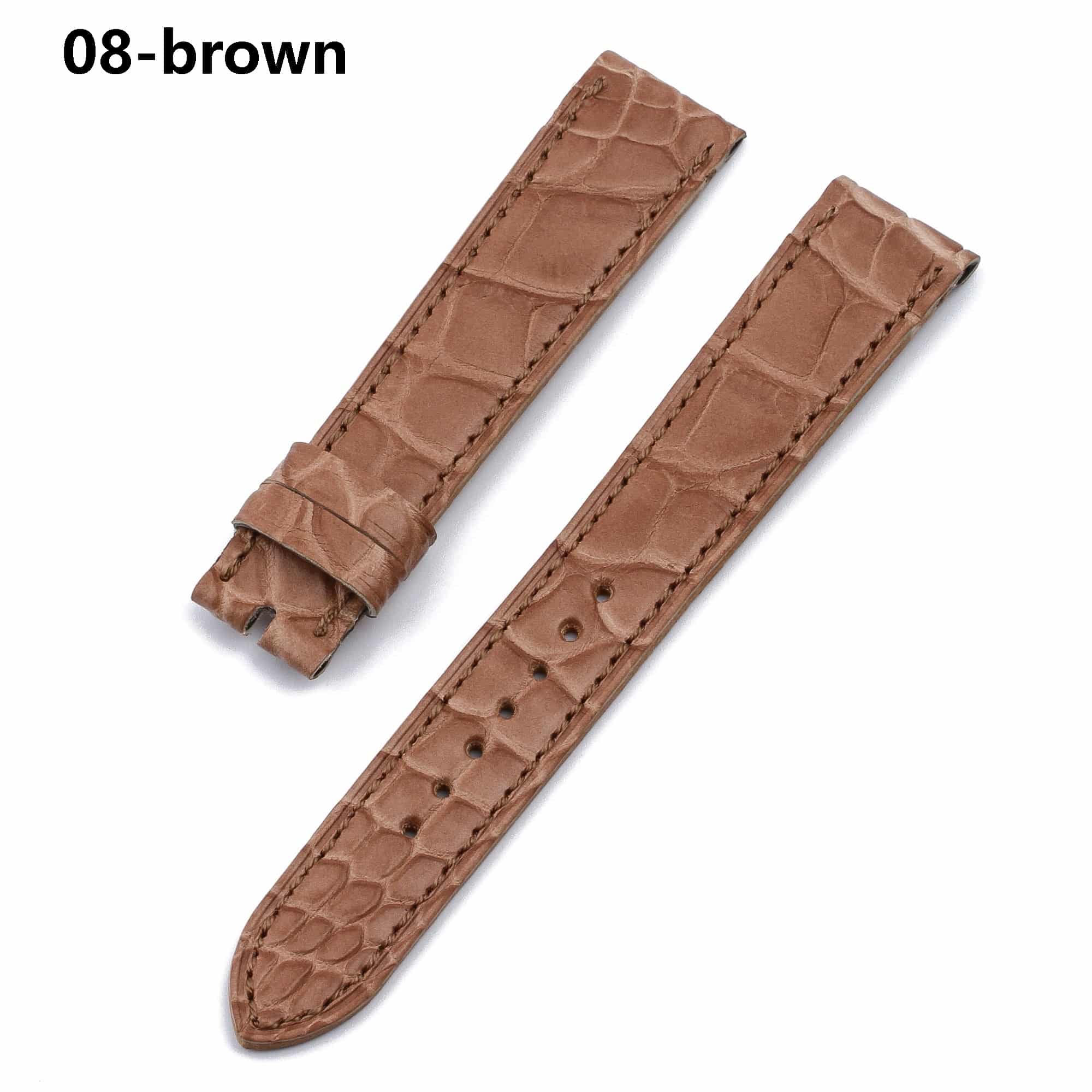 GENUINE Hermes WATCH STRAP BAND TOBACCO BROWN