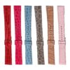 Custom alligator Round-scale Hermes watch band replacement single tour leather strap compatible for Hermes Heure H and Hermes Cape Cod Arceau luxury watches red brown white pink purple black green watch band online at a discount price