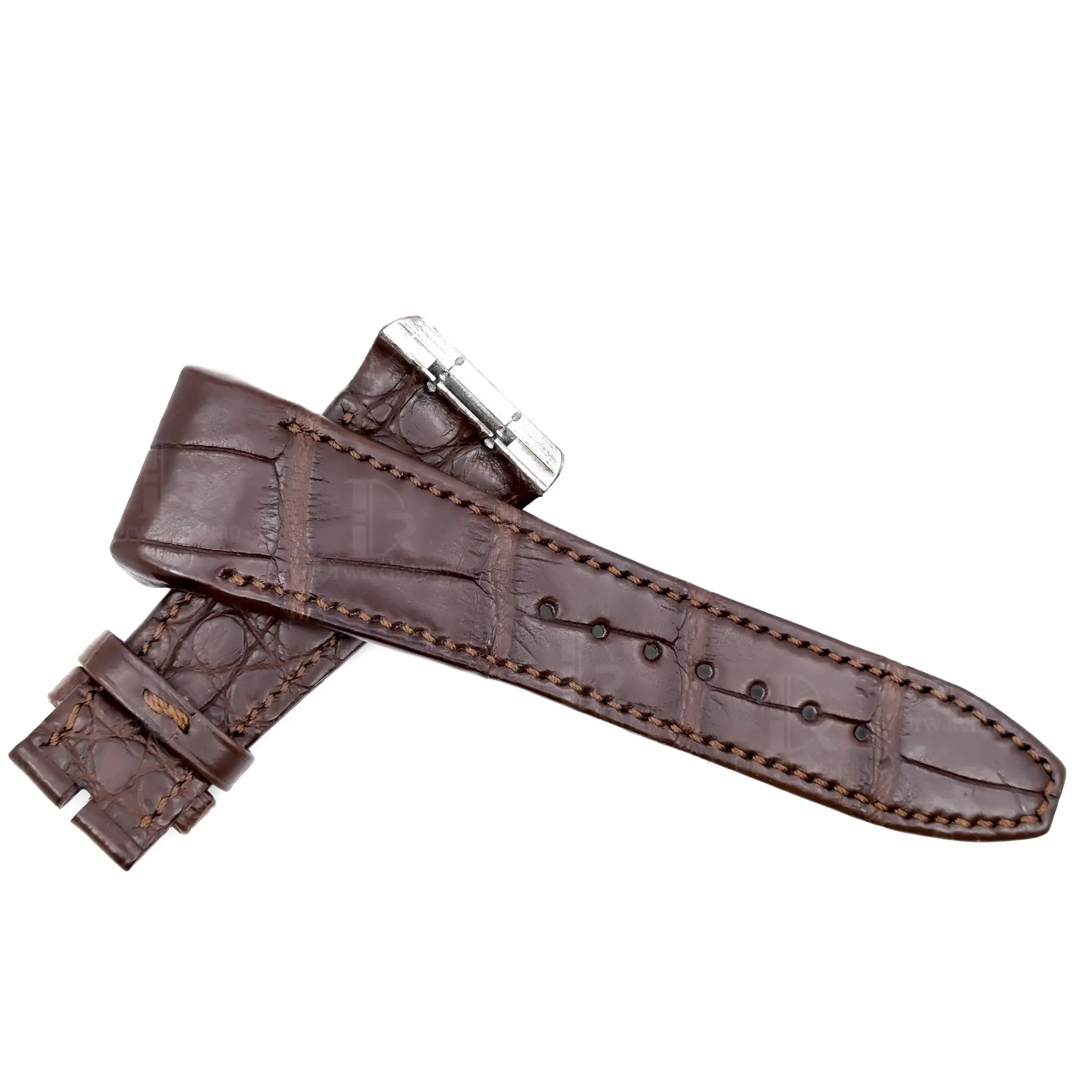 Custom Alligator leather strap for Franck Muller Vanguard