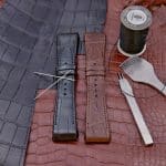 Franck Muller Conquistador black alligator leather strap
