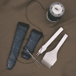 Franck Muller V41 V45 V32 blue velcro watch band replacement strap (2)