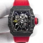 Custom Blue Alligator leather watch band for Richard Mille strap (1)
