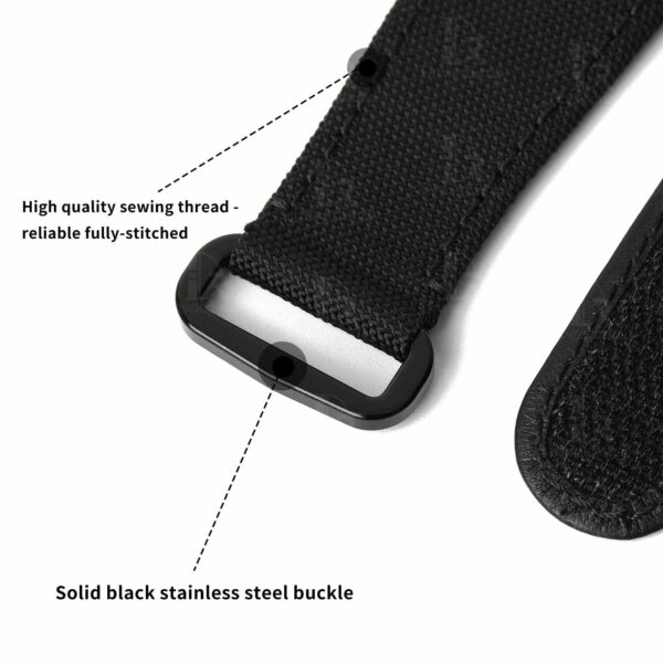 Richard Mille canvas watch strap with stainless steel adapter for RM035 055 and more