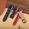 Buy Custom Cartier Tank Divan Alligator leather watch strap handmade for watchband