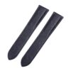 Cartier Tank Ronde Dark Blue smooth calfskin leather watch band double folded