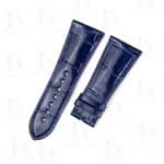 Genuine blue alligator leather watch strap for Patek Philippe