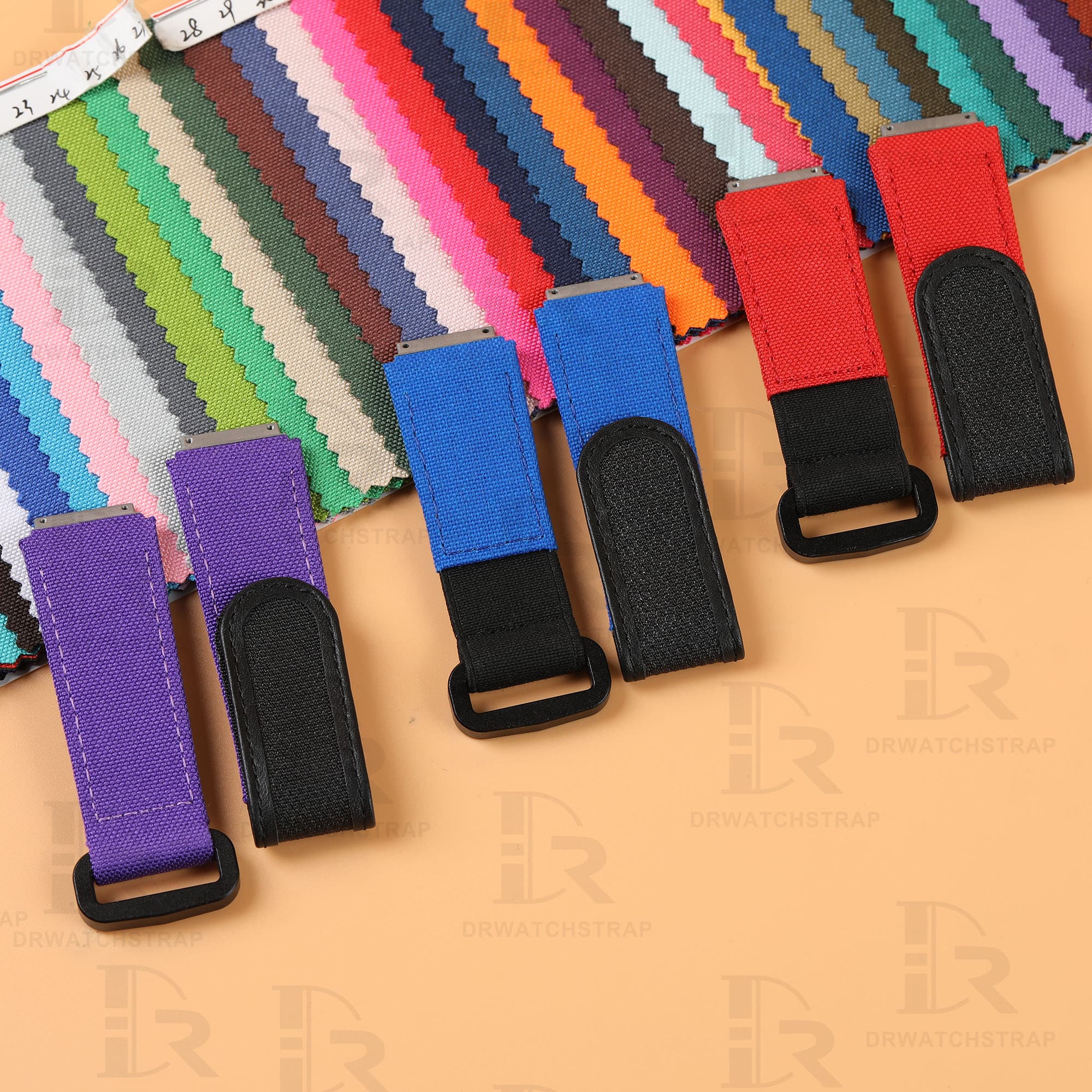 Custom Richard Mille Velcro strap Nylon for RM 035 030 055 011 016 059 067 watch band