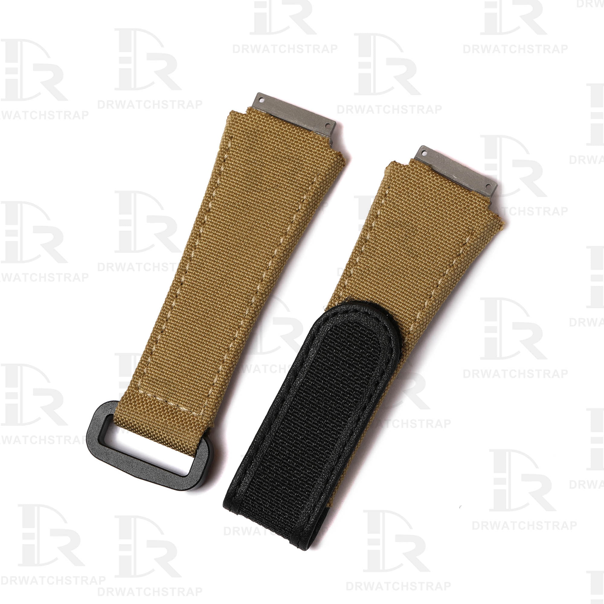 High quality olive green velcro watch strap