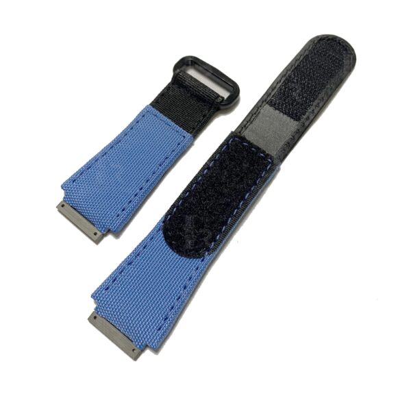 Custom best material Richard Mille rm nylon canvas elastic strap blue replacement watch bands for Richard Mille RM 035 030 055 011 067 067-02 and more models band online for a discount price