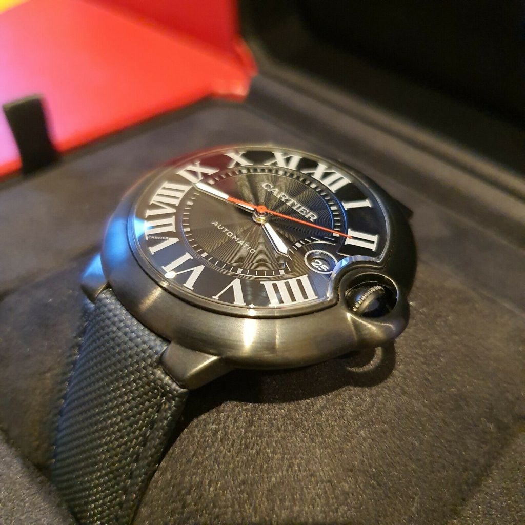 Cartier Ballon Bleu ADLC Carbon watch