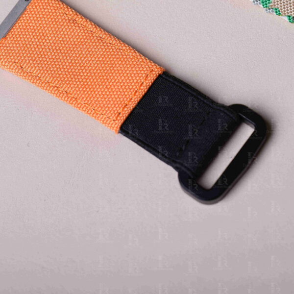 Custom best material Richard Mille rm nylon canvas elastic strap orange replacement watch bands for Richard Mille RM 035 030 055 011 067 067-02 and more models band online for a discount price