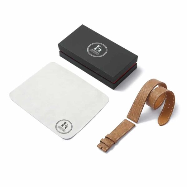 Best quality OEM custom brown Epsom Double tour Double wrap leather watch strap and watch band replacement for Hermès Cape Cod luxury watches for sale - Shop the high-end leather straps and watchbands at a low price