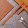 Custom Premium high-end quality calfskin replacement brown leather Hermes watch band and Hermes strap for Hermes Cape cod, Heure H, Arceau watches for sale - double wrap and double tour sport watch band online