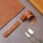 Buy Custom Brown calfskin leather Strap for Panerai replacement 22mm 24mm watch band for sale (2)