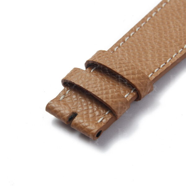 Best quality OEM custom brown Epsom Double tour Double wrap leather watch strap and watch band replacement for Hermès Cape Cod luxury watches for sale - Shop the high-end leather straps and watchbands at a low price