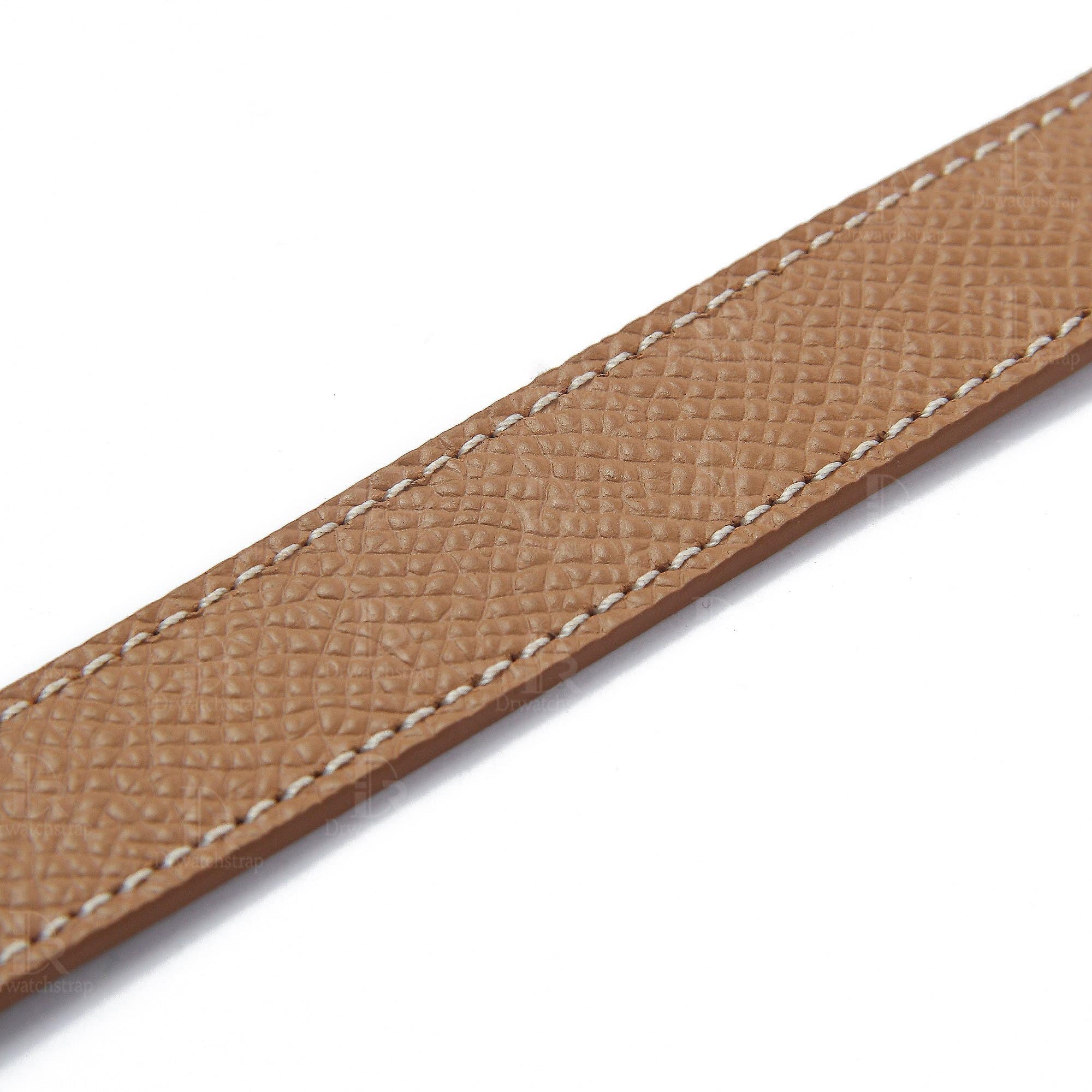 Best quality OEM custom brown Epsom Double tour Double wrap leather watch strap and watch band replacement for Hermès Cape Cod luxury watches for sale - Shop the high-end leather straps and watch bands at a low price