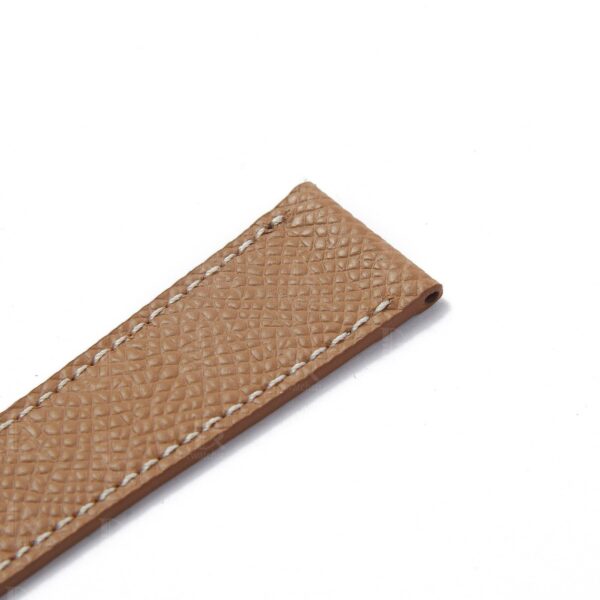 Best quality OEM custom brown Epsom Double tour Double wrap leather watch strap and watch band replacement for Hermès Cape Cod luxury watches for sale - Shop the high-end leather straps and watch bands at a low price