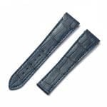 Buy Custom Grand Seiko Blue leather watch strap 19mm 22mm replacement for sale