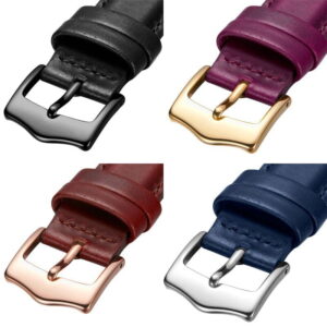 Add pin buckle for custom leather watch band