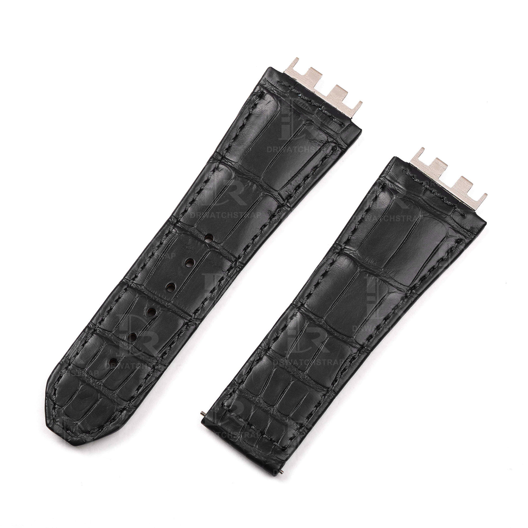 Buy Custom Hublot Big Bang 440 MECA 10 – 614 Black leather quick release watch band one click straps