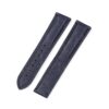Custom handmade replacement Blue calfskin leather watch bands for Omega Seamaster, speedmaster straps
