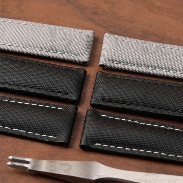Custom nylon best Omega Speedmaster straps 18mm 20mm handmade black omega seamaster watch bands online discount price aftermarket watch straps (3)