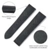 Custom nylon best Omega Speedmaster aftermarket straps 18mm 20mm handmade black canvas - Omega Seamaster watch band replacement online at a discount price aftermarket watch strap