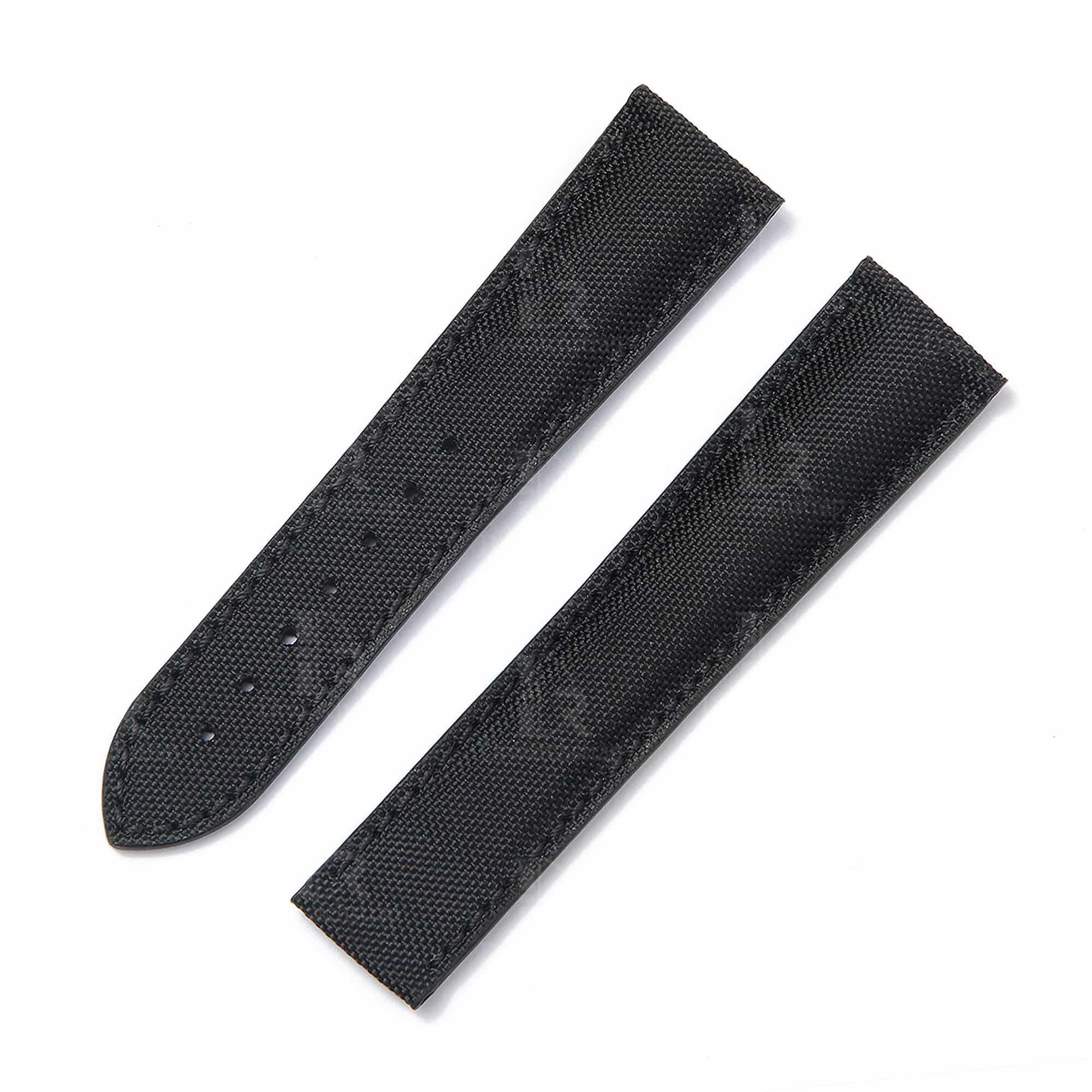 Custom nylon best Omega Speedmaster straps 18mm 20mm handmade black - omega seamaster watch bands online discount price aftermarket watch straps