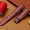 Best quality handmade OEM premium black calfskin replacement Tudor leather strap and watch band with red linning for Black Bay 58 41 GMT Heritage luxury watches 20mm 22mm 24mm online at a low price - Shop the premium watchs traps and watchbands online
