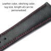 Best quality handmade OEM premium black calfskin replacement Tudor leather strap and watch band with red linning for Black Bay 58 41 GMT Heritage luxury watches 20mm 22mm 24mm online at a low price - Shop the premium watchs traps and watchbands online