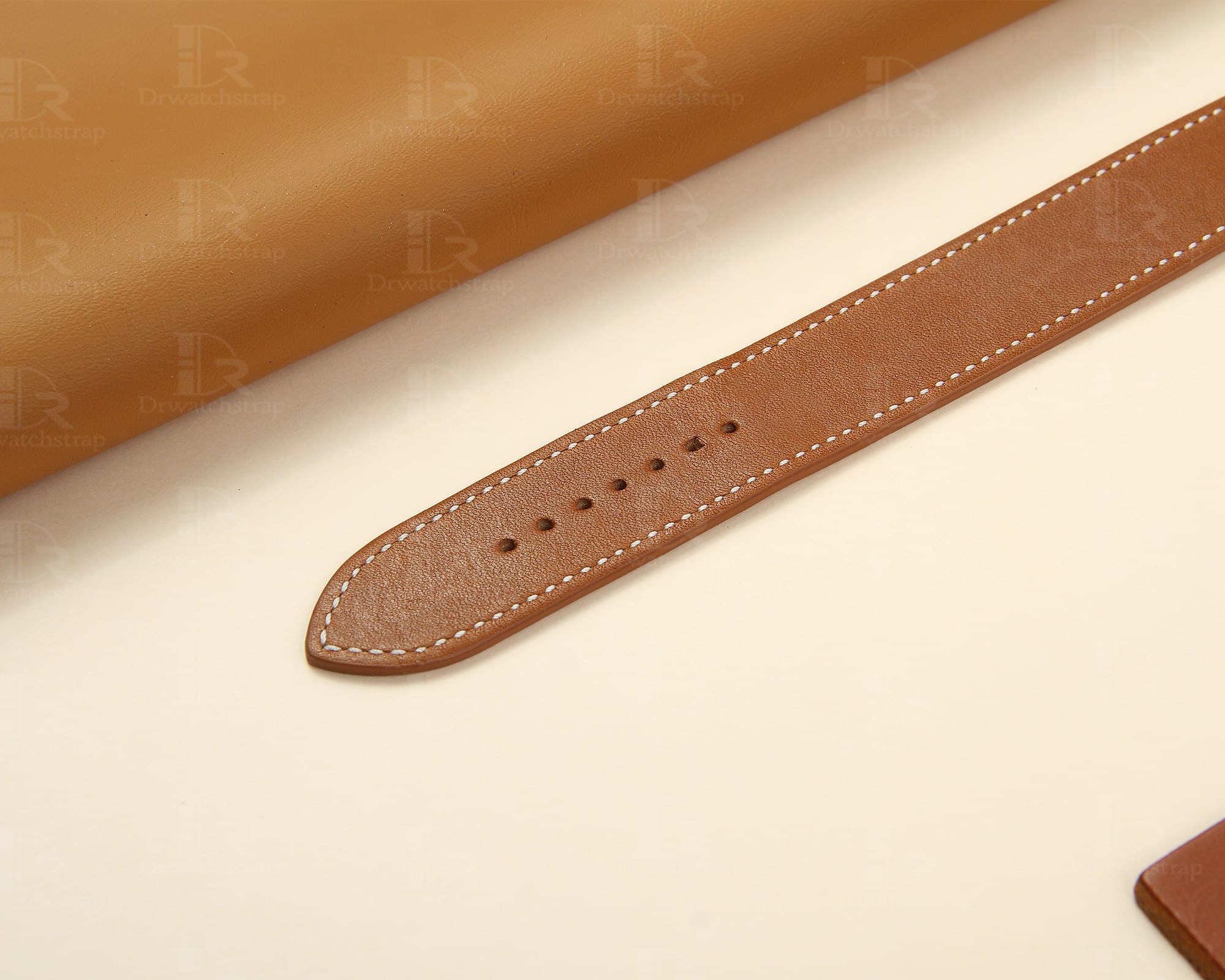 double wrap handmade brown leather watch strap oem apple watch