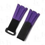 Apple gray canvas nylon velcro watch strap (2)