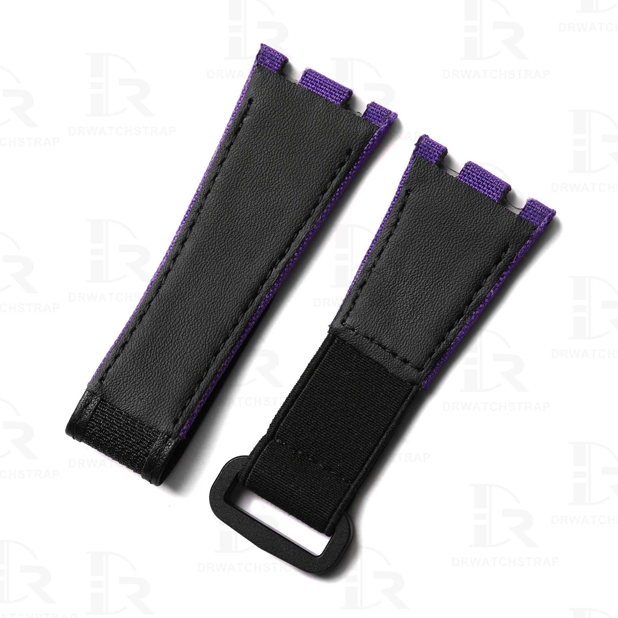 Buy custom Audemars Piguet Purple Royal Oak Offshore strap Canvas Velcro watch band (2)