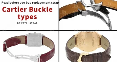 Cartier watch strap buckle instructions - double-folded vs single folded vs pin clasp